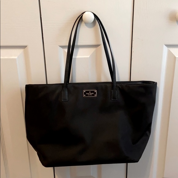 Black Kate Spade tote - Picture 1 of 4